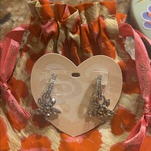 Brighton garden of dreams Floral Crystal Drop Earrings